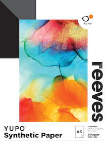 Surfaces: REEVES YUPO PAD A3 200GSM