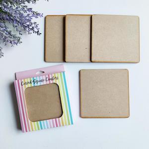 DRESS MY CRAFT CURVED SQUARE COASTERS
