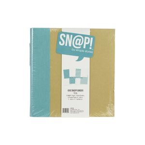 Albums: SIMPLE STORIES SN@P! BINDER 6"X8" TEAL