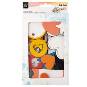 Chipboard: VICKI BOUTIN CHIPBOARD SHAPES WHERE TO NEXT