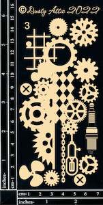 DUSTY ATTIC CHIPBOARD INDUSTRIAL CLUSTER #3 DA3375