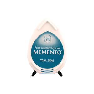 MEMENTO DEW DROP DYE INK PAD ZEAL TEAL