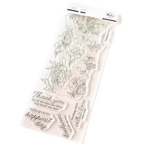 Pinkfresh Studio: PINKFRESH STUDIO STAMP ARTSY FLORAL