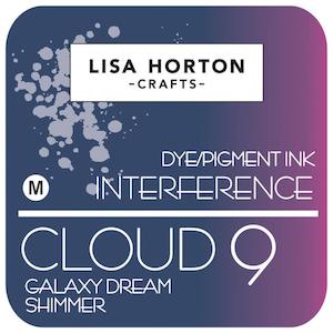 LISA HORTON CRAFTS CLOUD 9 INTERFERENCE INK GALAXY DREAM SHIMMER