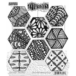 DYLUSIONS CLING STAMP BUILD A QUILT
