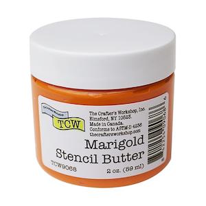 THE CRAFTERS WORKSHOP STENCIL BUTTER MARIGOLD