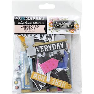 VICKI BOUTIN CHIPBOARD SHAPES THE FLOWER EMPORIUM