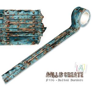 AALL & CREATE WASHI TAPE BOLTED BORDERS MT-106