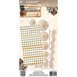 Embellishments: 49 & MARKET COLLECTION RUB-ONS NOSTALGIC MEMORIES