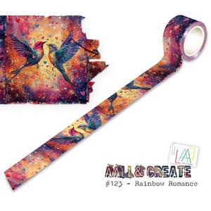 Embellishments: AALL & CREATE WASHI TAPE RAINBOW ROMANCE #123