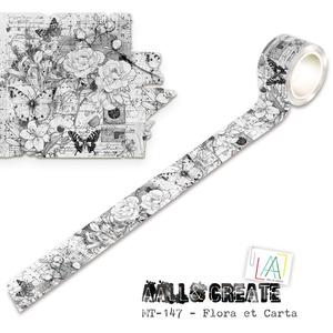 Embellishments: AALL & CREATE WASHI TAPE FLORA ET CARTA MT-147