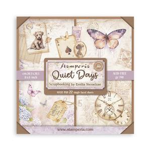 Papers: STAMPERIA QUIET DAYS  MAXI PAD 8X8
