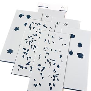 PINKFRESH STUDIO LAYERING STENCILS VINES AND ROSES