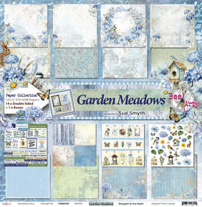 BEE ARTY PAPER COLLECTION 12x12 GARDEN MEADOWS