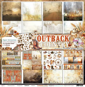 BEE ARTY PAPER COLLECTION 12x12 OUTBACK COUNTRY