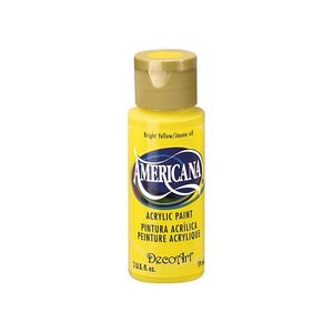 Decoart Americana Acrylic Paint: BRIGHT YELLOW DA227