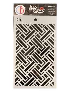 10 And Under Clearance: CIAO BELLA STENCIL ART LABYRINTH 5X8 INCHES