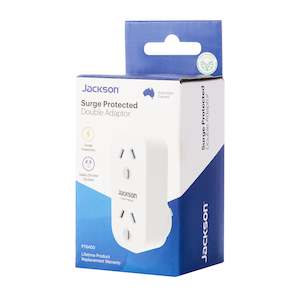 Surge Protection: Vertical Surge Double Adaptor