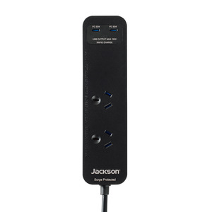 Home: 30W Dual USB-C, 2 Outlet Portable Powerboard