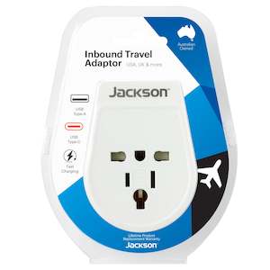 Inbound Power: Inbound Slim USB-A & C Travel Adaptor - USA & UK