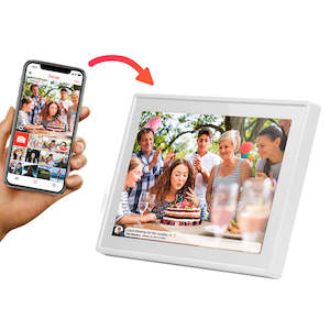 10.1" Smart Photo Frame - White