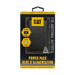 CAT Rugged 10000mAh Dual USB Power Bank
