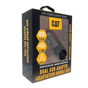 CAT Rugged Dual USB Fast Car Charger
