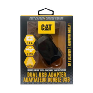 Mobile Charging Accessories: CAT Rugged Dual USB Fast Charger
