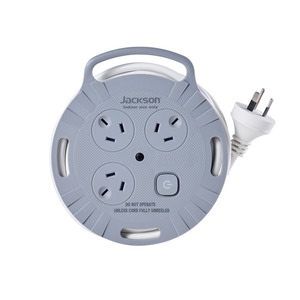 Rugged: Rugged Home 3 Outlet 3 Metre Extension Reel
