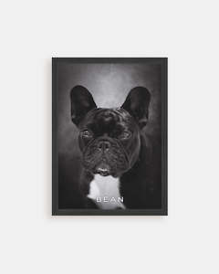 Poster: Vogue Noir - Custom Pet Poster