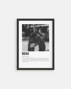 Vogue Parisian - Custom Pet Poster
