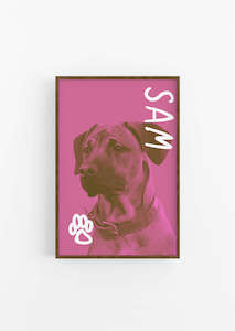 Vogue Duotone  - Custom Pet Poster