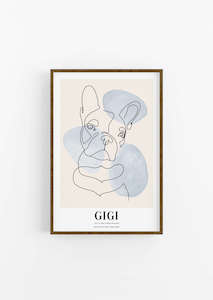 Poster: River Stones - Custom Pet Poster