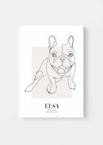 Pet Memorial Gifts: Dog Memorial - Deco Pet Art Canvas