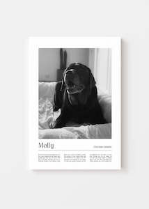 Dog Memorial - California Pet Art Canvas