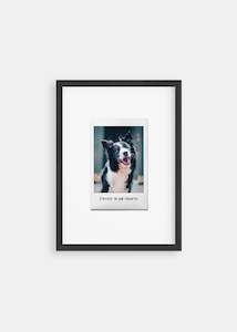 Unique Pet Memorial Ideas: Dog Memorial - Instant Film Pet Art Poster