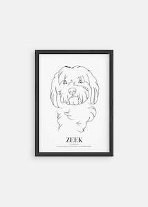 Dog Memorial - Vogue Pet Art Poster