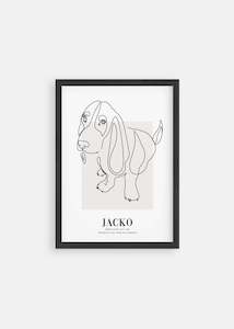 Dog Memorial Ideas: Dog Memorial - Deco Pet Art Poster