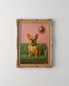 The Disco Room Pet Portrait - Digital