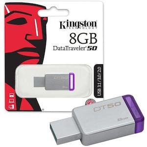 Kingston: Kingston DataTraveler50 8GB - USB 3.0 Thumbdrive