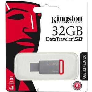 Kingston DataTraveler50 32GB - USB 3.0 Thumbdrive