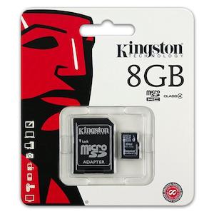 Kingston: Kingston 8gb Micro SD card