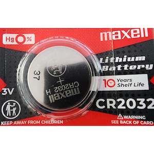 Maxell: Maxell Lithium Battery Cr2032 3v Coin Cell - 1 Pack