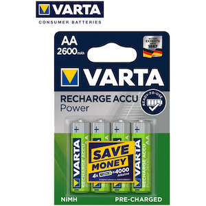 Varta: Varta Rechargeable Ni-mh 2600mah Aa 4pk Batteries