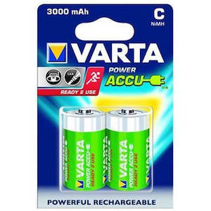 Varta: VARTA RECHARGEABLE NI-MH 3000MAH C 2PK