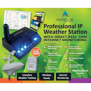 Aercus Instruments WeatherSleuth - Professional IP Weather Station with Real-tim&hellip;