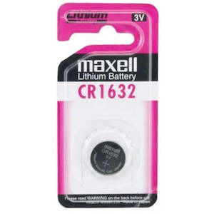 Maxell: Maxell Lithium Battery Cr1632 3v Coin Cell 1 Each