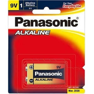 Panasonic: Panasonic 9V Alkaline Battery 1 Pack