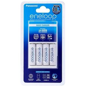 Panasonic Eneloop Overnight Charger + 4 AA Batteries