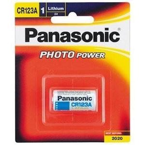 Panasonic: Panasonic CR-123A Photo Lithium 3V Camera Battery 1 Pack